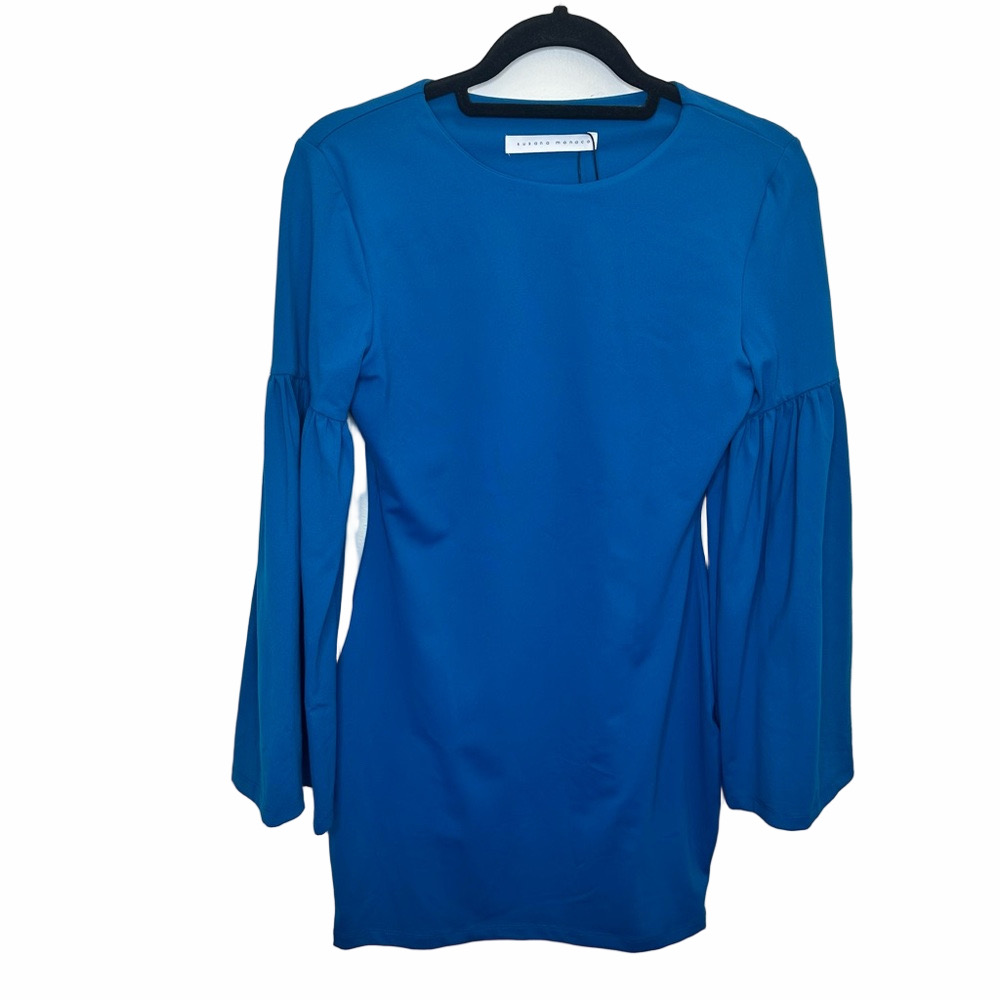 NWT Susana Monaco Peacock Bell Sleeve Dress Size Medium